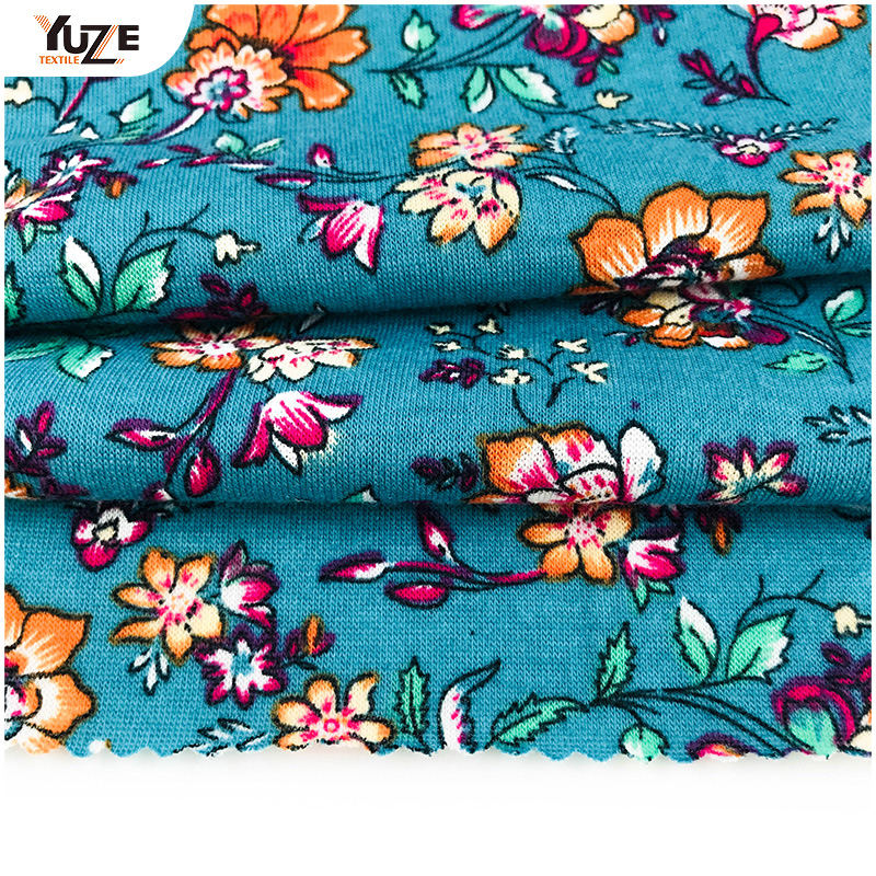 YZS18-290 POLU SPUN SPANDEX PRINT