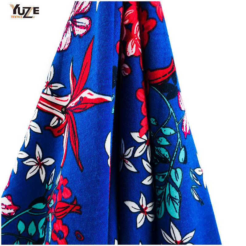 YZS18-539 POLY SPUN Jersey Spandex Print