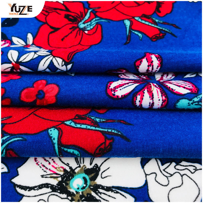 YZS18-539 POLY SPUN Jersey Spandex Print