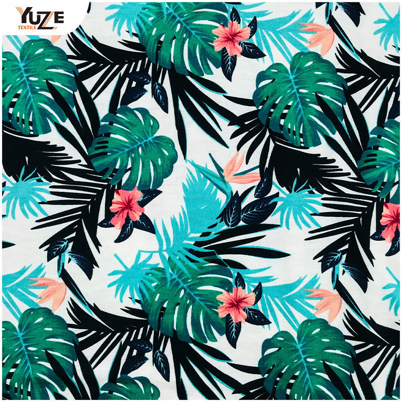 YZS18-701 POLY SPUN Jersey Spandex Print