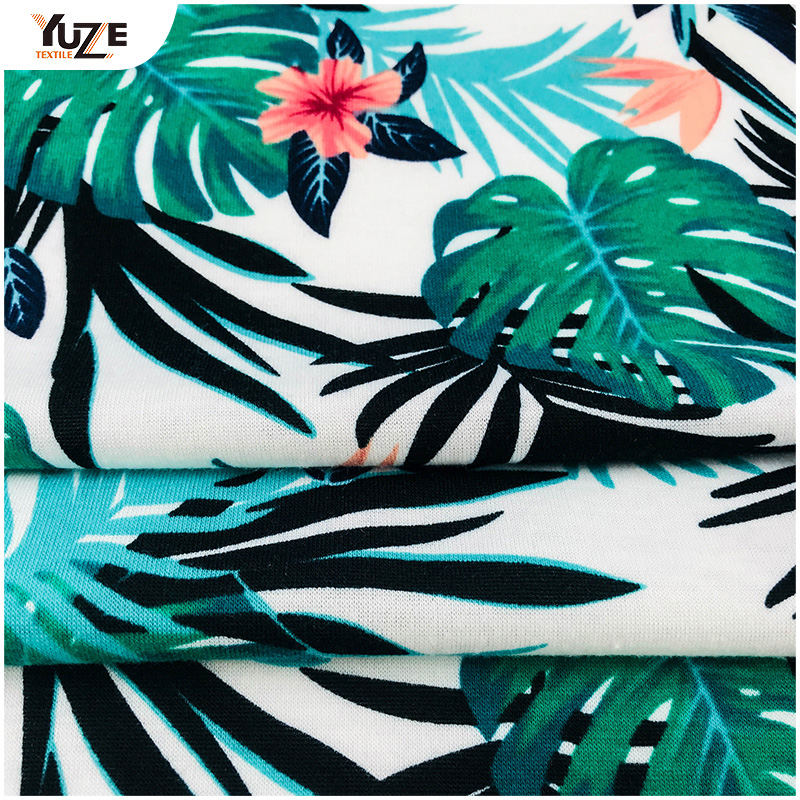 YZS18-701 POLY SPUN Jersey Spandex Print