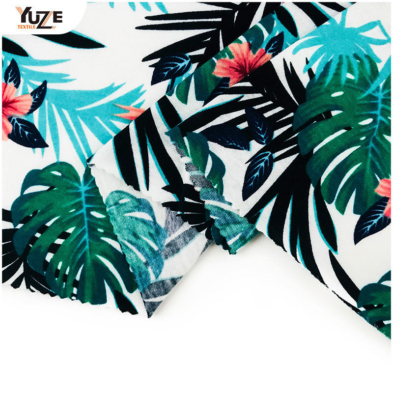 YZS18-701 POLY SPUN Jersey Spandex Print