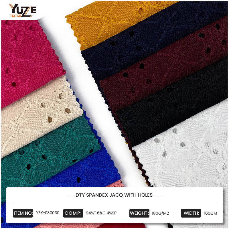 YZK-030030 DTY Spandex Jacq le poill