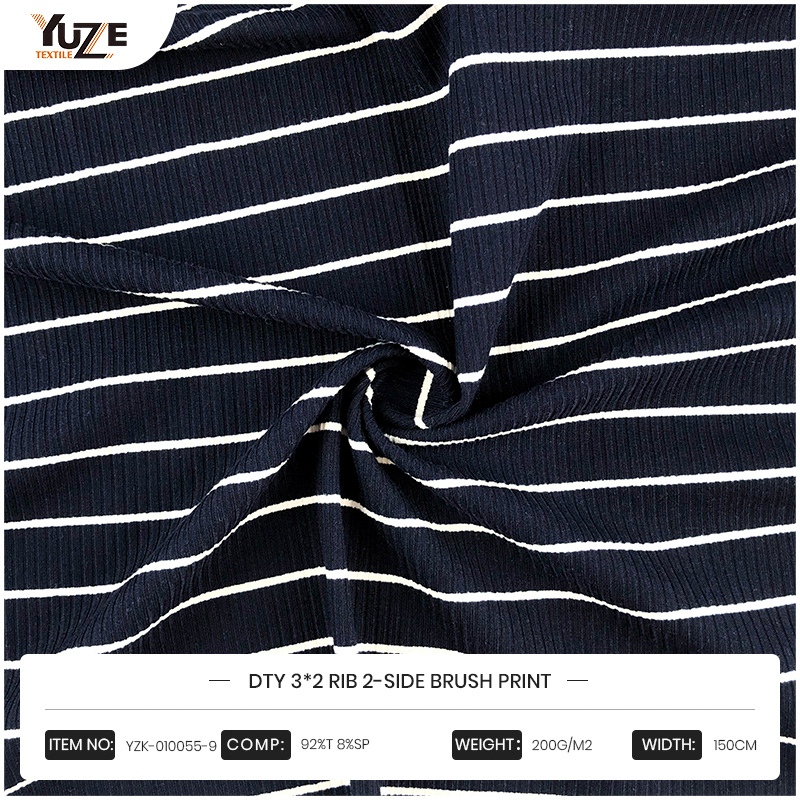 YZK-010055-9 DTY 3*2 Priontáil Scuab 2 Rib 2-Taobh