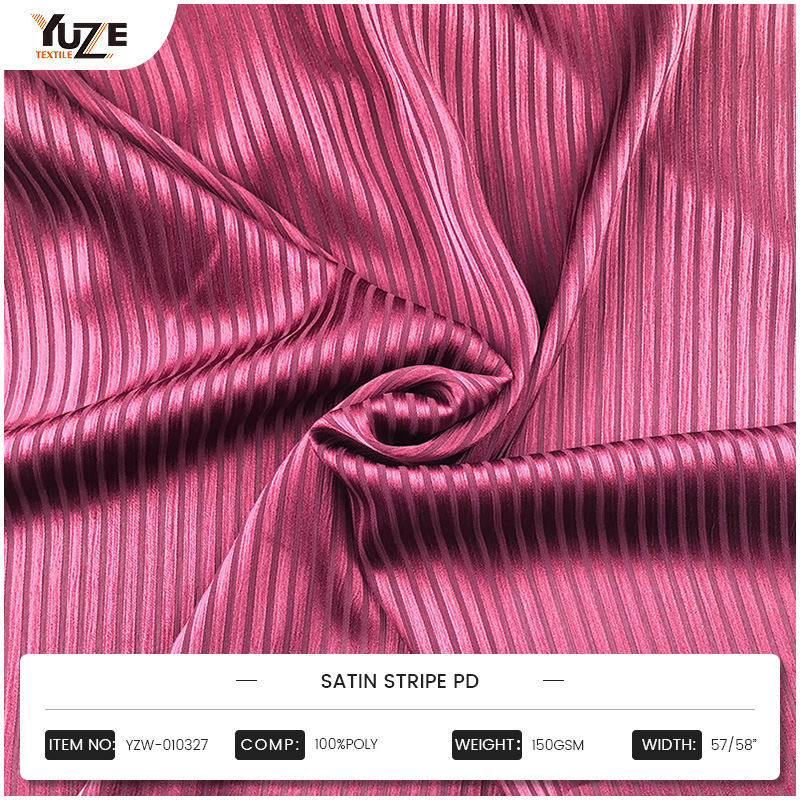 YZW-010327 Stripe satin PD