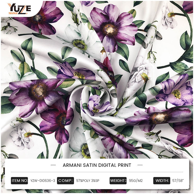 YZW-010636-3 Armani Satin Print Digiteach
