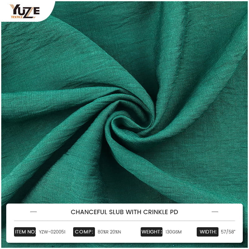 YZW-020051 SLUB CHUIDEACHTA LE CRINKLE PD