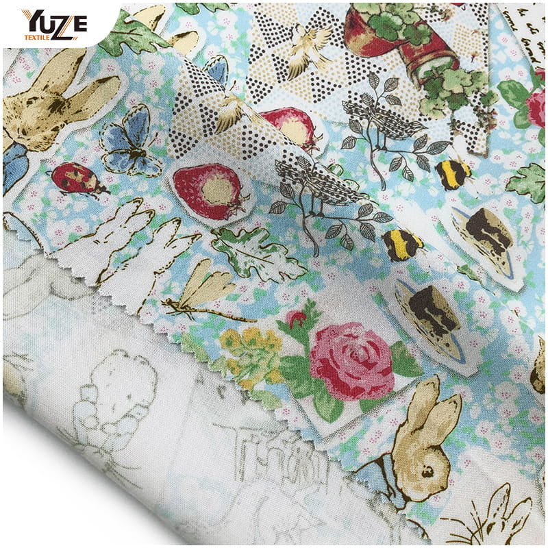 YZW-020612-10 RAYON Poplin Print Digiteach