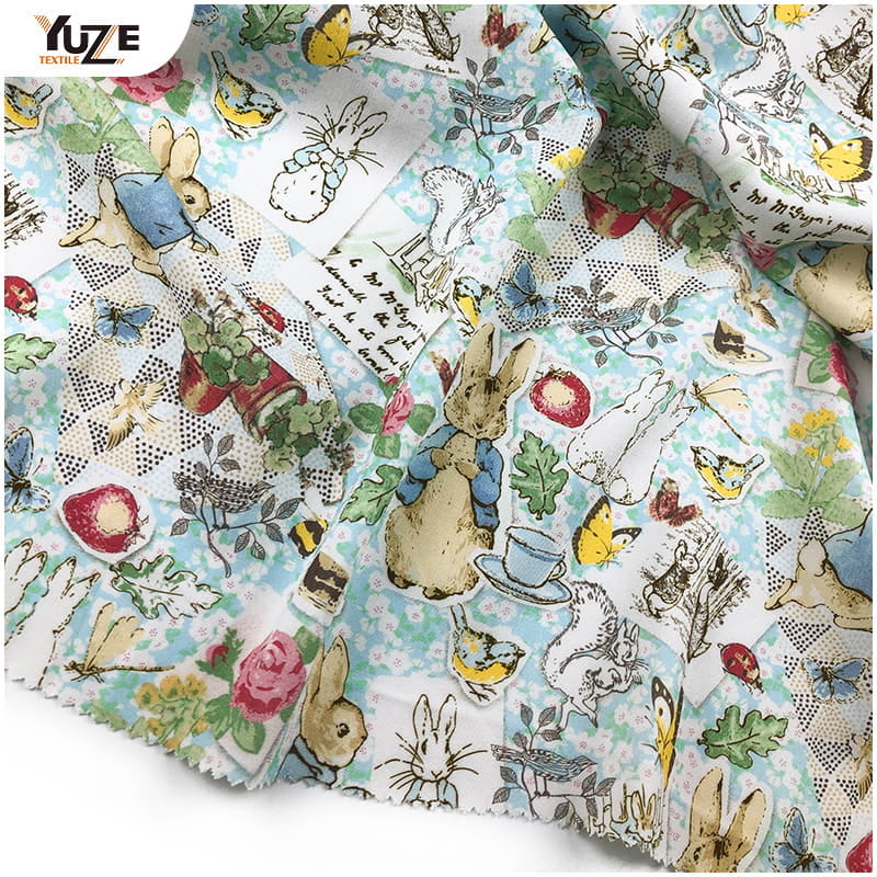 YZW-020612-10 RAYON Poplin Print Digiteach