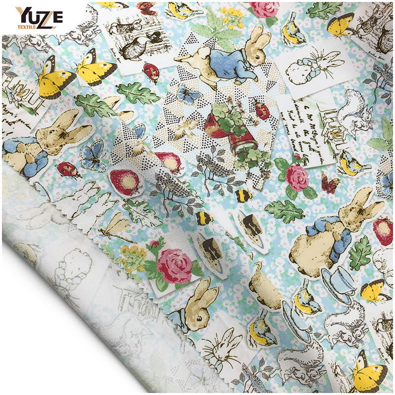 YZW-020612-10 RAYON Poplin Print Digiteach