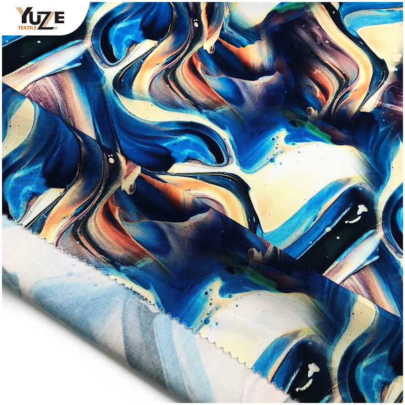 YZW-020612-21 RAYON Poplin Print Digiteach