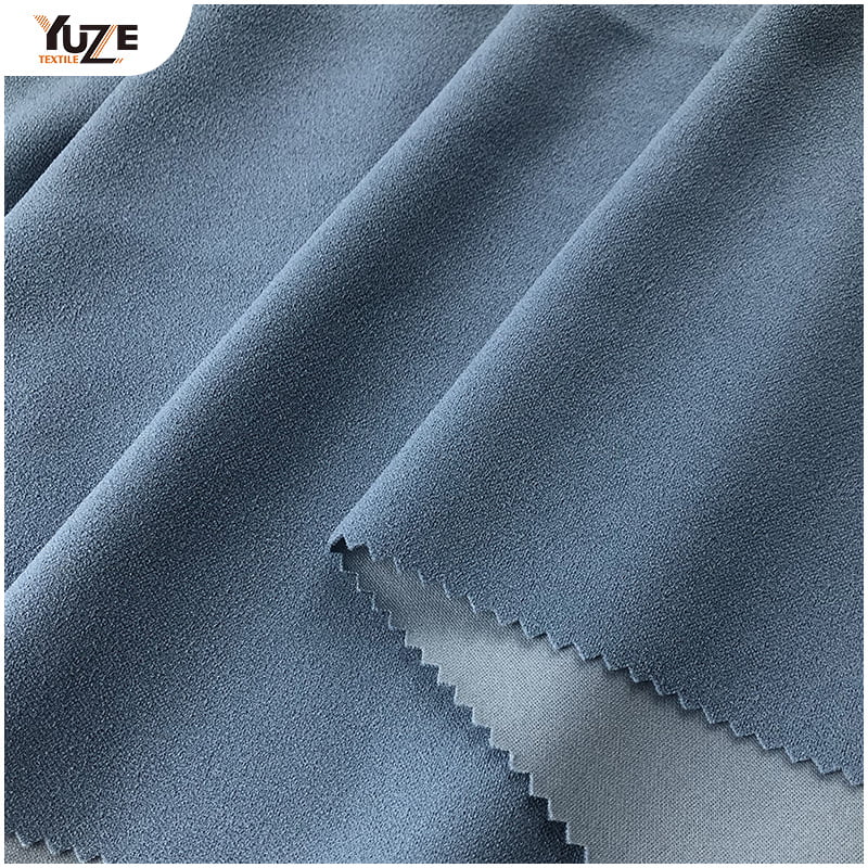 YZK-040023 Twist Bréagach Moss Crepe