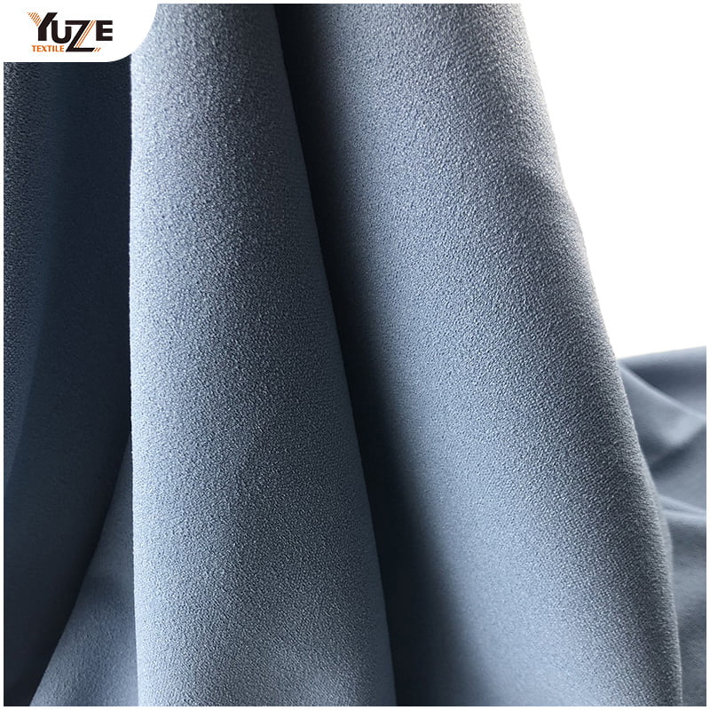 YZK-040023 Twist Bréagach Moss Crepe