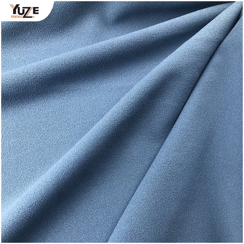 YZK-040023 Twist Bréagach Moss Crepe