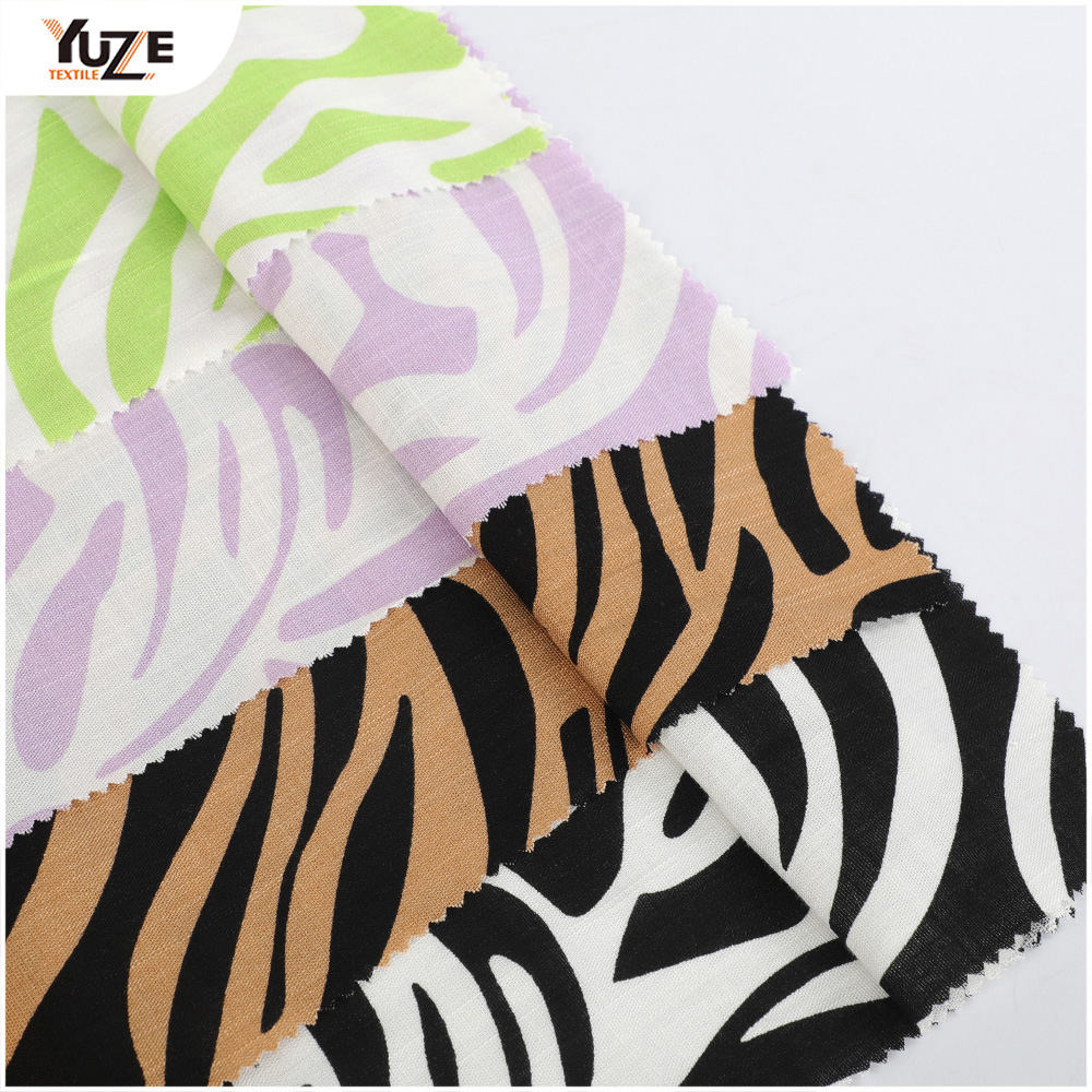 YZW-020025-7 RAYON SP SLUB PRT