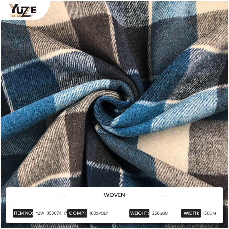 Treoir Fabraic Uigí: poileistir, réón, cadás crepe agus flannel